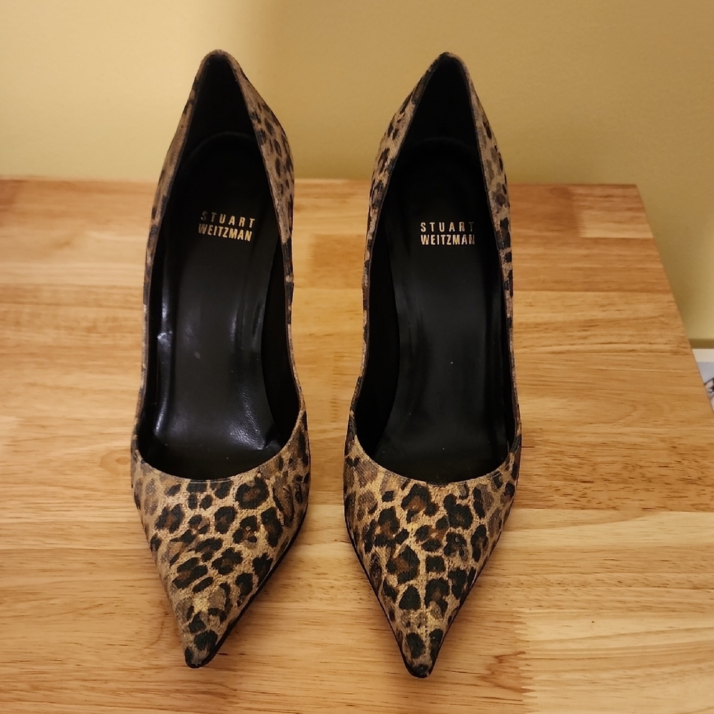 Stuart Weitzman Leopard Print Women's Heels